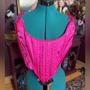Hot pink Scarlett darkness corset